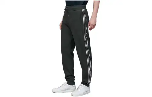 HERMES FW22 Knitted Sweatpants Men's Olive Green