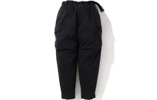 A BATHING APE Casual Pants Men's Black Moderate Cuffed Pants