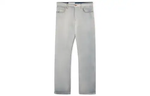 LOEWE Jeans Men's Light Blue Moderate Straight Fit Pants