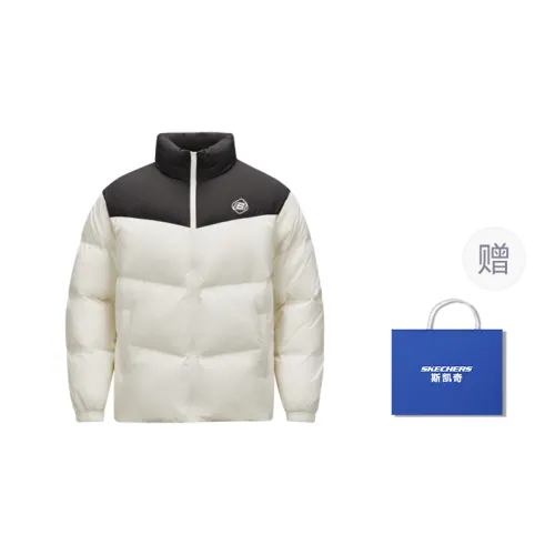 Skechers Down Jacket Unisex White