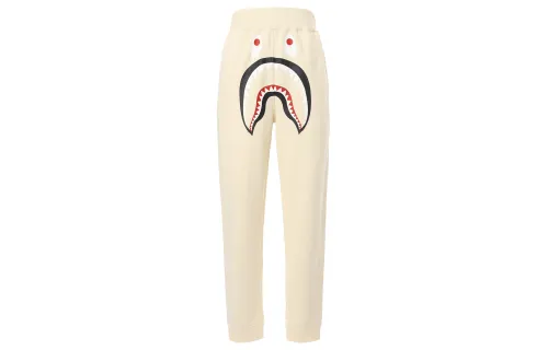A BATHING APE Bape Knitted Sweatpants Men's Moderate Straight Fit Pants