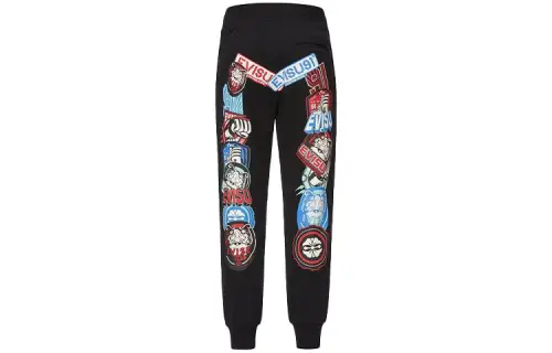EVISU Jogger Sweatpants Men's Black