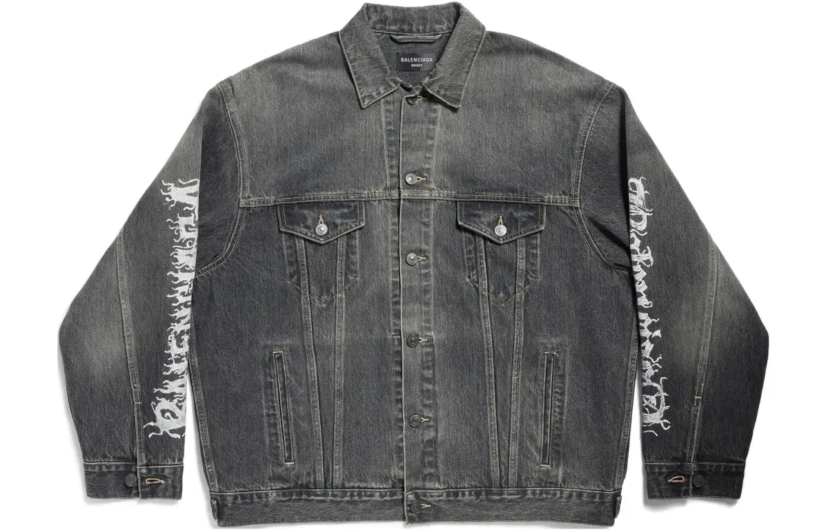 Balenciaga SS24 Jackets & Coats Loose Fit Unisex Washed Gray