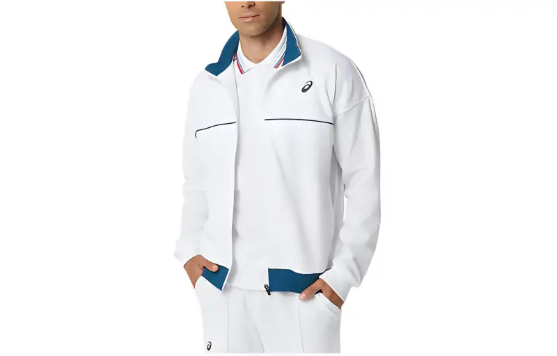 Asics Jackets & Coats Unisex White