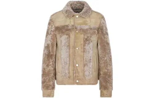 DIOR FW23 Fur Men's Light Brown