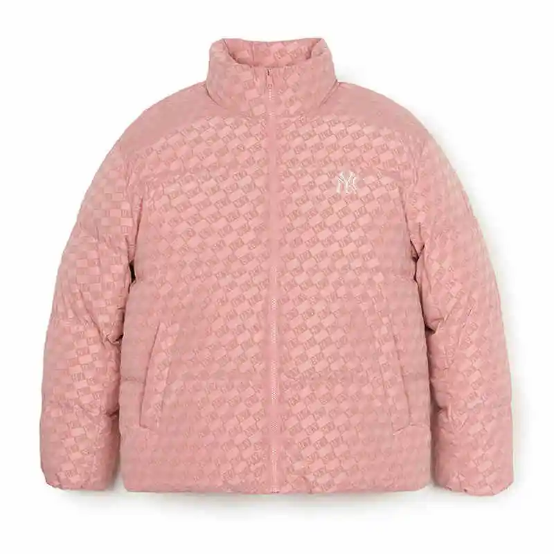 MLB New York Yankees Down Jacket Unisex Hemp Pink