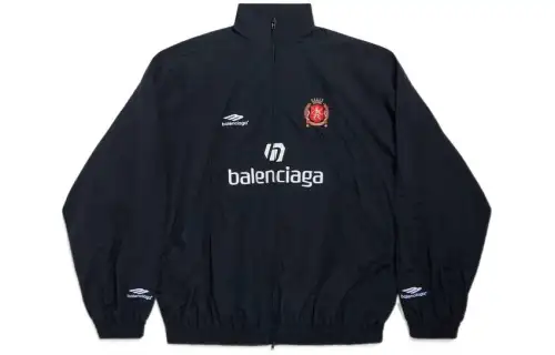 Balenciaga Soccer SS24 Jackets & Coats Regular Fit Men's Black