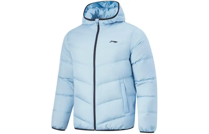 Li Ning Down Jacket Unisex Soft Matte Blue