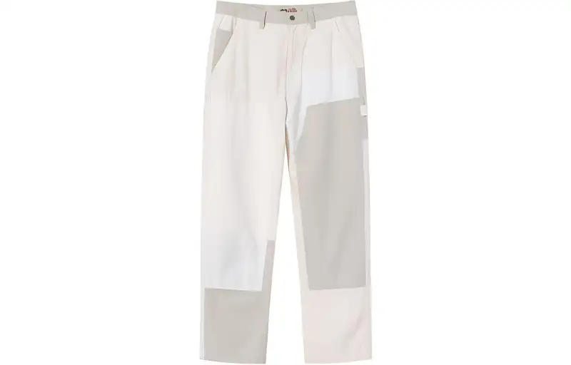 Stussy Knitted Sweatpants Unisex White Moderate Straight Fit Pants