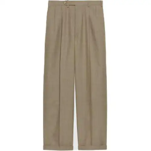 GUCCI Casual Pants Men's Light Brown Moderate Straight Fit Pants