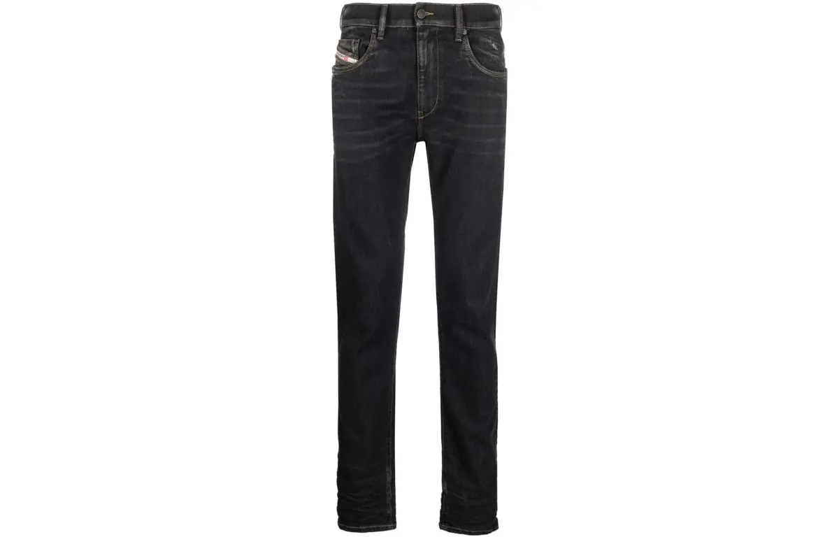 DIESEL Jeans Men's Black Moderate Tapered Pants
