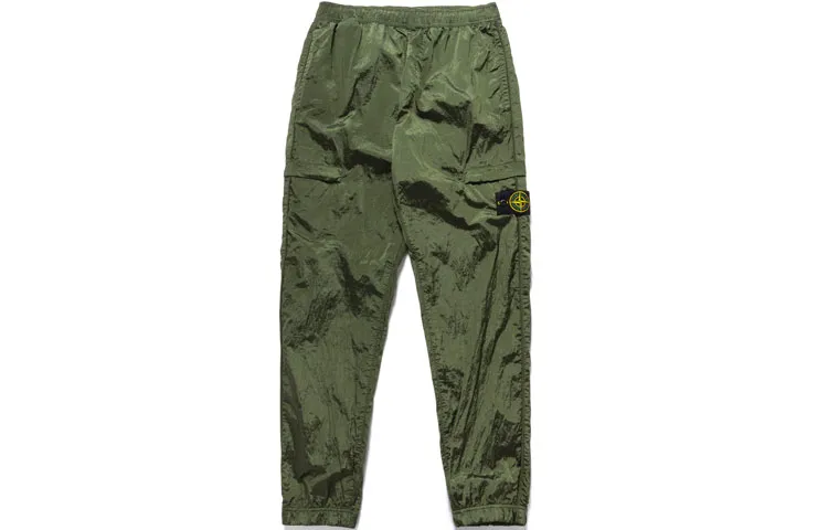 STONE ISLAND Knitted Sweatpants Men's Olive