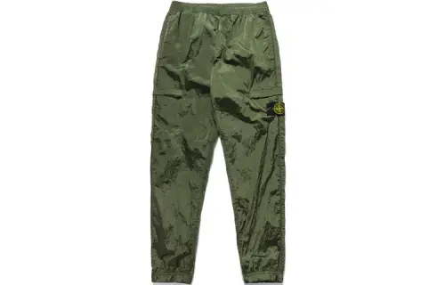 STONE ISLAND Fall Knitted Sweatpants Men's Olive