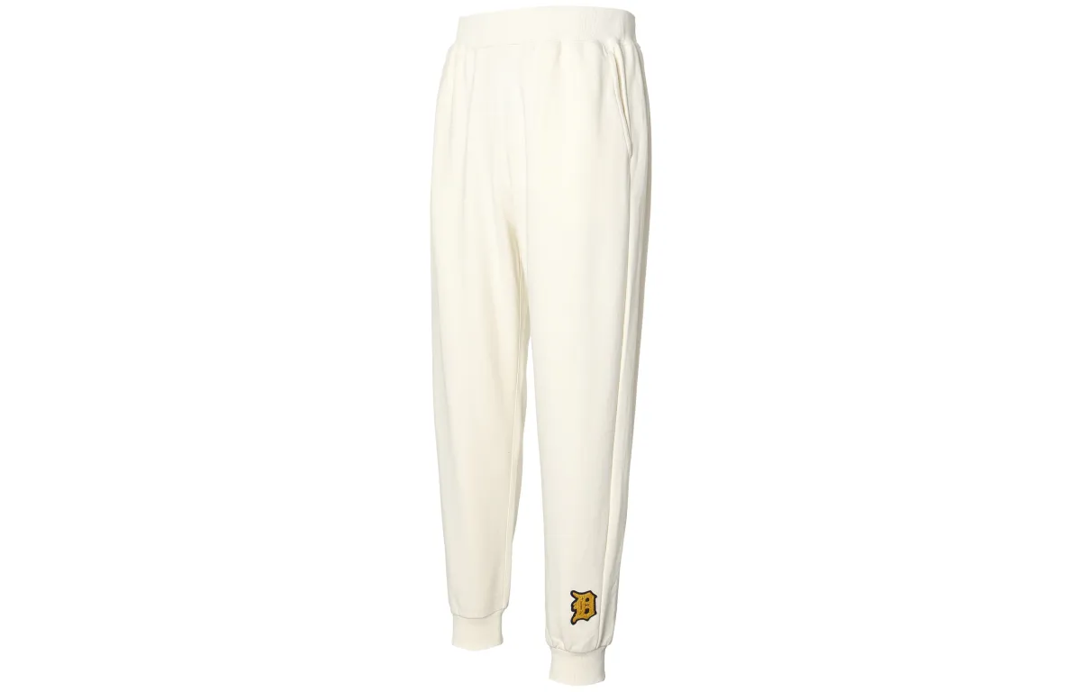 MLB Knitted Sweatpants Unisex Cream