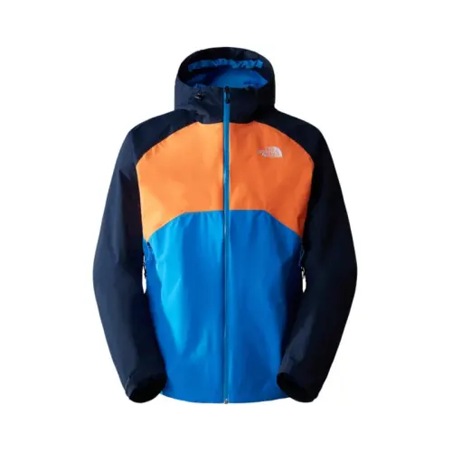 THE NORTH FACE Dryvent Jacket Men's Optical Blue/Stunning Orange/Marine Blue