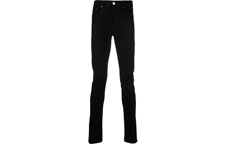 Amiri distressed-finish slim-cut jeans