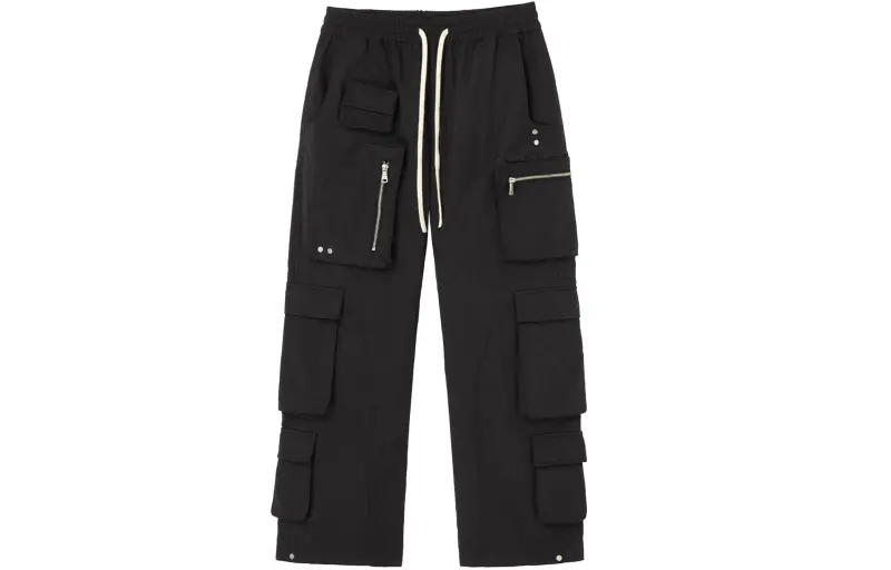 FIRE 2 COLD EGO Casual Pants Unisex Black
