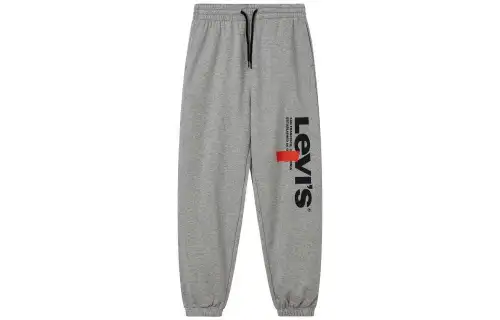 Levis Knitted Sweatpants Unisex Gray Moderate Cuffed Pants