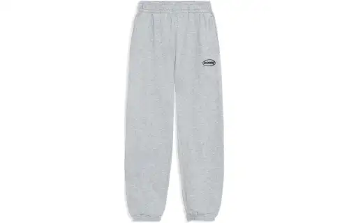 Li Ning Fleece Lined Thermal Sports Pants Sweatpants Unisex Light Gray