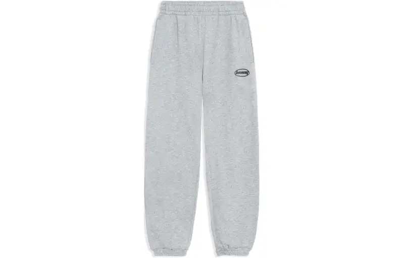 Li Ning Fleece Lined Thermal Sports Pants Sweatpants Unisex Light Gray