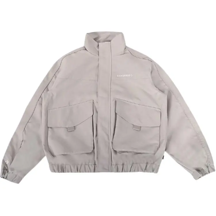 Converse Jacket Unisex Gray White