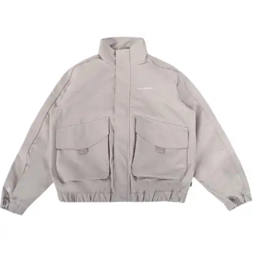 Converse Jacket Unisex Gray White