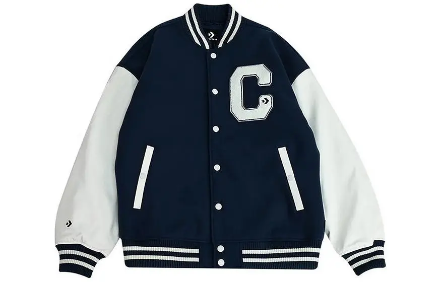 Converse Puffer Jacket Men's Marine Blue
