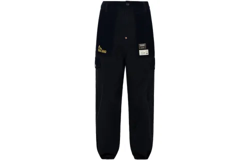 EVISU Cargo Pants Men's Black Moderate