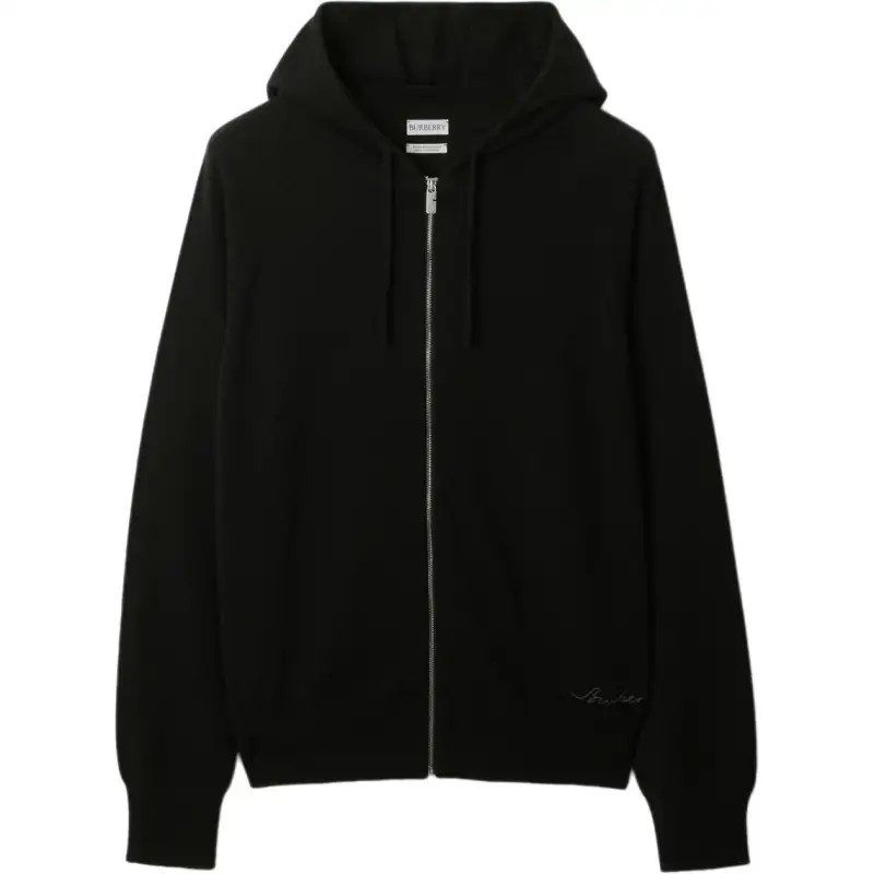 Burberry Cashmere Zip fastening Hoodie