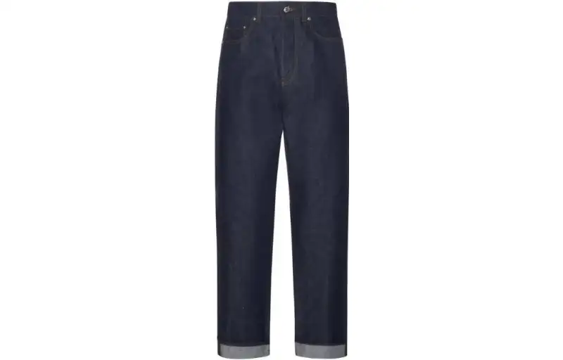 【Previous Season】logo-patch straight-leg jeans