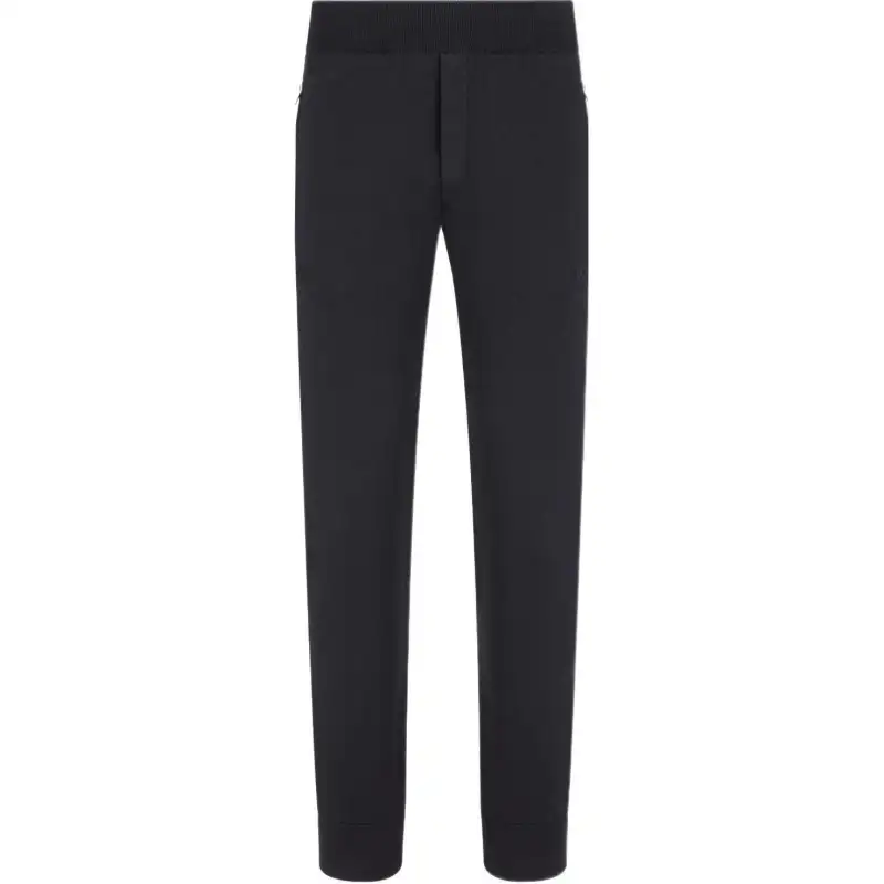 DIOR FW22 Knitted Sweatpants Men's Black