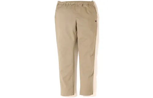 A BATHING APE Head Series Casual Pants Men's Moderate Straight Fit Pants