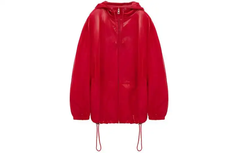 LOEWE SS24 Leather Jacket Men's Red