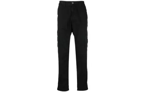 STONE ISLAND SS23 Casual Pants Men's Black