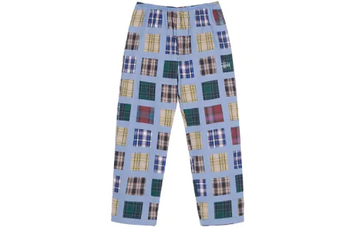 Stussy Madras Patchwork Relaxed Pants