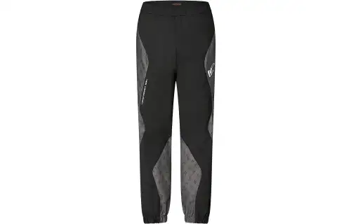 LOUIS VUITTON Knitted Sweatpants Men's Black
