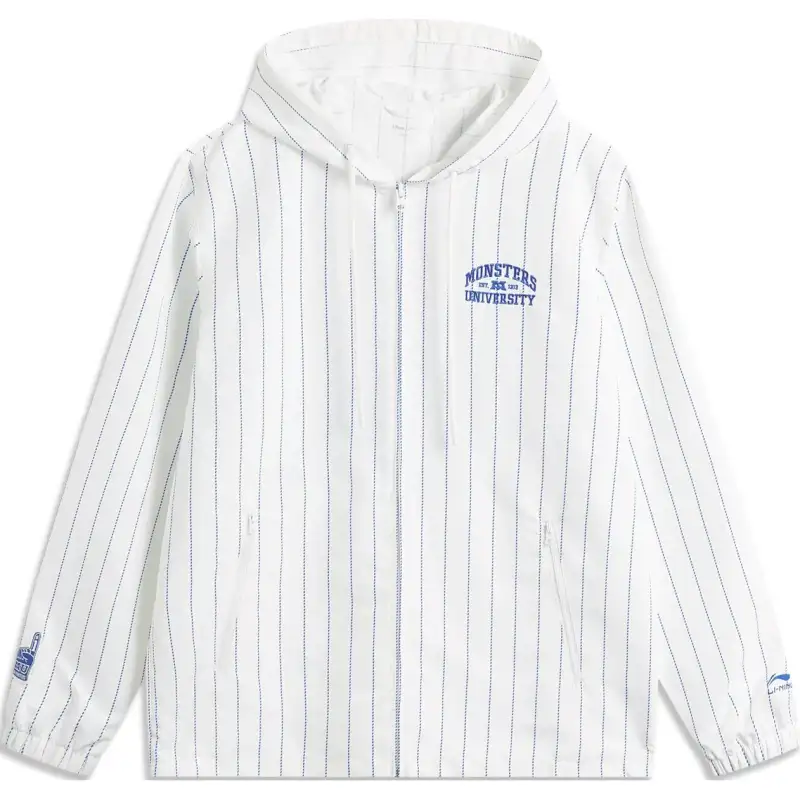 Li Ning Sports Life Collection Jackets & Coats Men's Ivory/Colorful Blue
