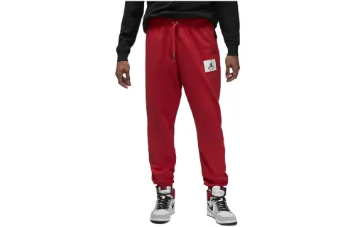 Jordan Knitted Sweatpants Men's Red