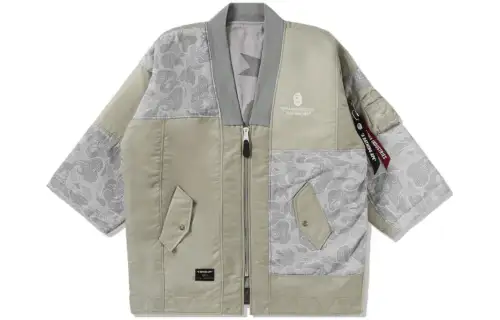 Bape X Alpha Industries Reversible Kimono Jacket