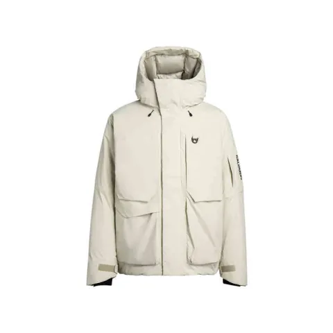 SALOMON OUTLIFE FW24 Down Jacket Unisex Earth Gray