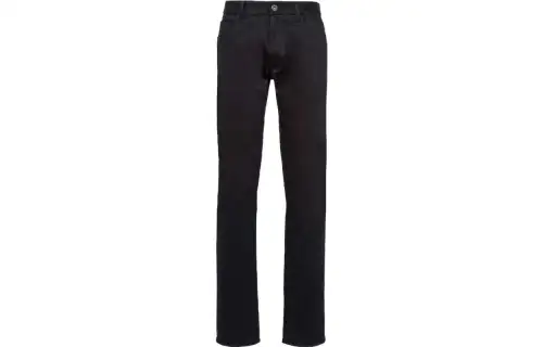PRADA Jeans Men's Black Moderate Slim Fit Pants