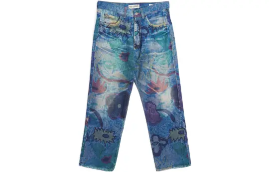 OUR LEGACY Jeans Men's Blue Moderate Straight Fit Pants