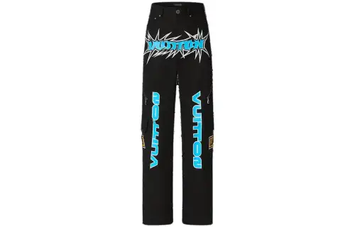 Louis Vuitton Racing Urban wide-leg jeans