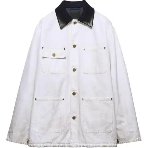 PRADA Jackets & Coats Men's White