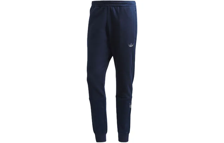 Adidas Originals SST Knitted Sweatpants Men's Blue Moderate Cuffed Pants