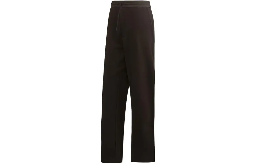 Y 3 Knitted Sweatpants Men's Black Moderate Straight Fit Pants