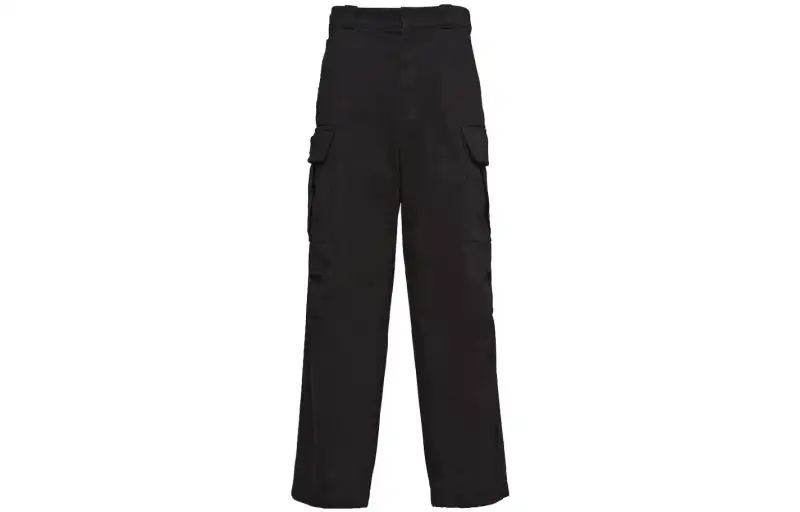 PRADA Cargo Pants Men's Black Moderate