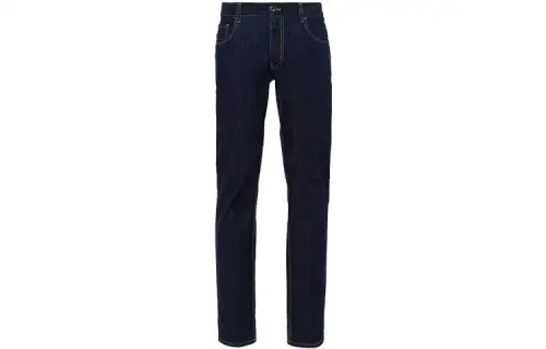 PRADA Jeans Men's Blue Moderate Straight Fit Pants