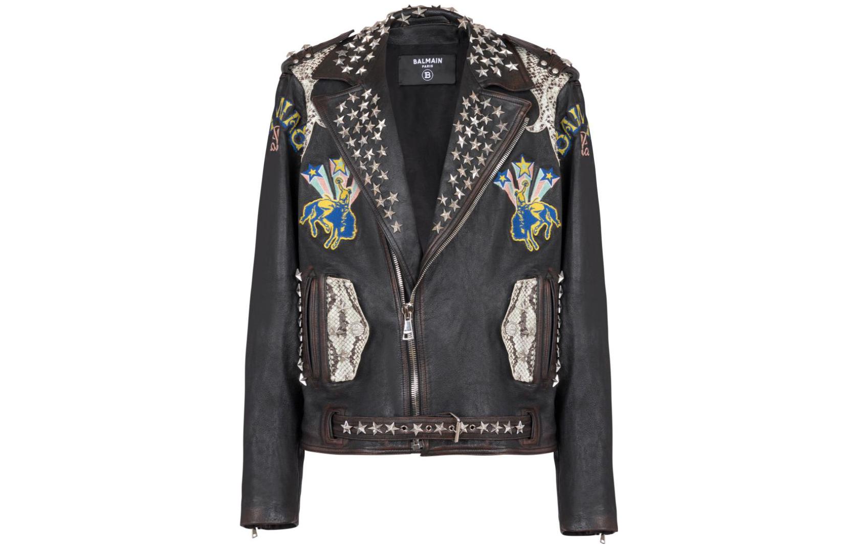 BALMAIN エポレット付 コットン サファリジャケット 44 定価30万円 BALMAIN エポレット付 コットン サファリジャケット 44 定価30万