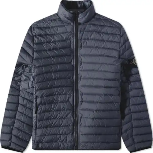 STONE ISLAND Down Jacket Unisex Marine Blue